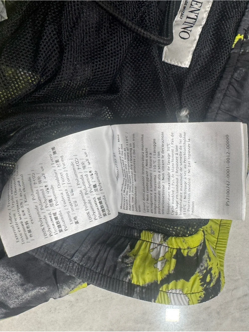 Valentino VLTN tie dye swim shorts men